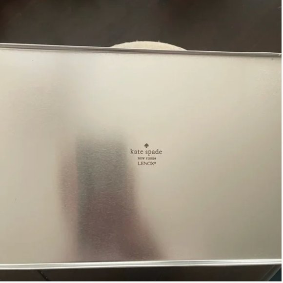 kate spade All In Good Taste Deco Dot Gift Storage Tin With Cookie Cutters *READ - Picture 3 of 14